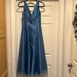 Blue Polka Dot Dress